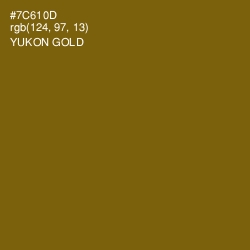 #7C610D - Yukon Gold Color Image